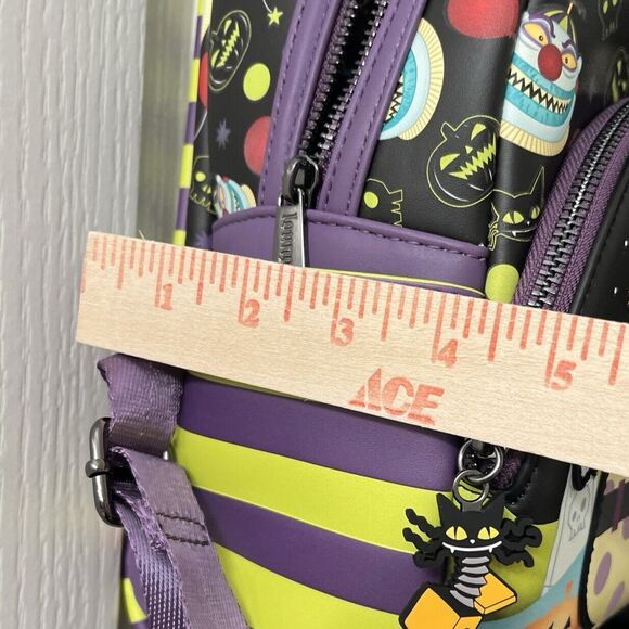 Loungefly Nightmare Before Christmas Clown Backpack Glows In The Dark Exclusive - Picture 14 of 16